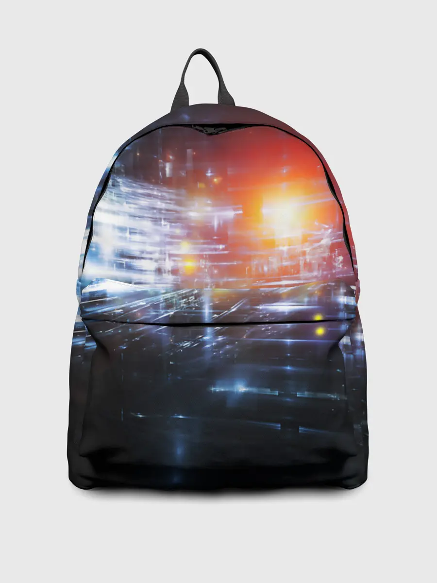 Рюкзак джинсовый / DIGITAL ABSTRACTION