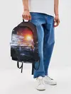 Рюкзак джинсовый / DIGITAL ABSTRACTION