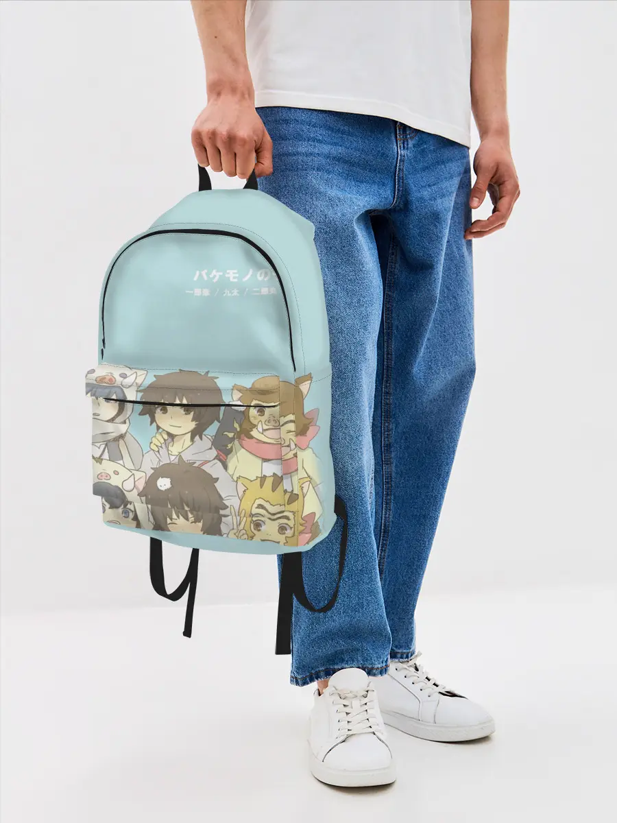 Рюкзак джинсовый / Ученик Чудовища персонажи