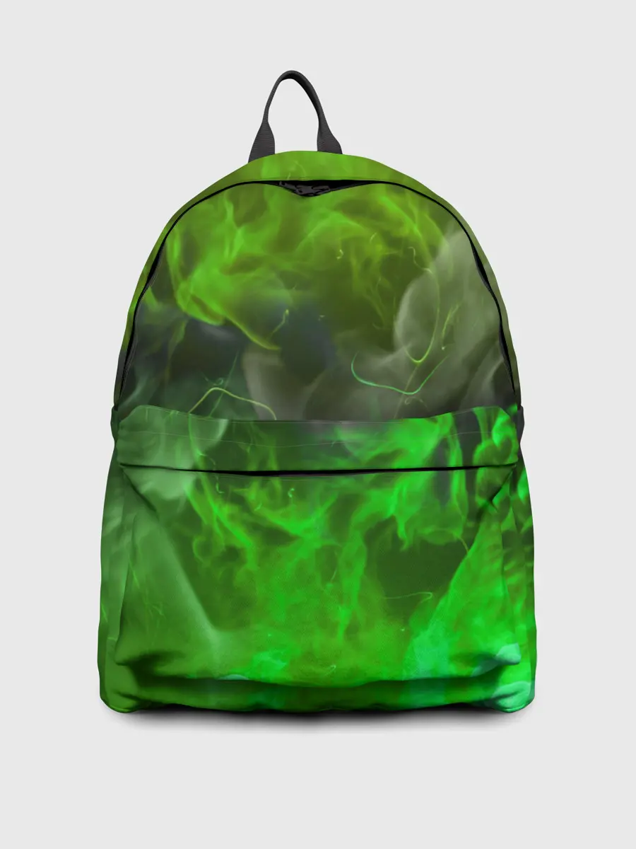 Рюкзак джинсовый / ЗЕЛЁНЫЙ ОГОНЬ