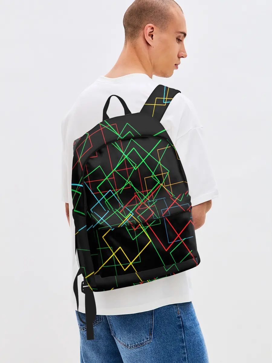 Рюкзак джинсовый / BACKGROUND NEON