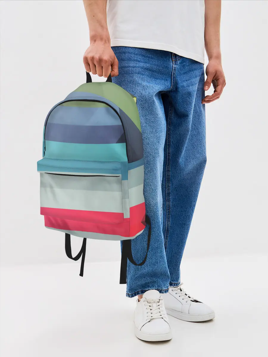 Рюкзак джинсовый / ТЕКСТУРА ЛИНИИ