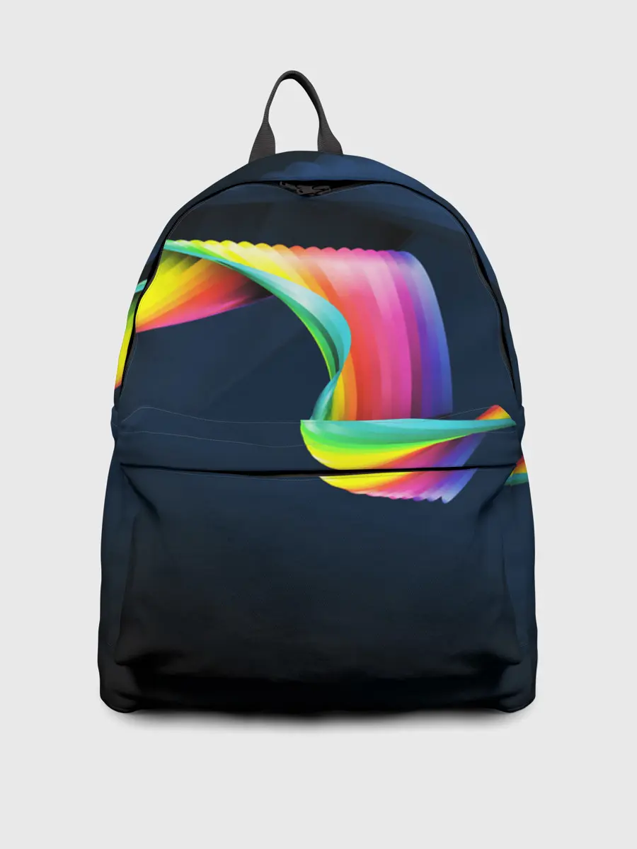 Рюкзак джинсовый / OPTICAL ABSTRACT