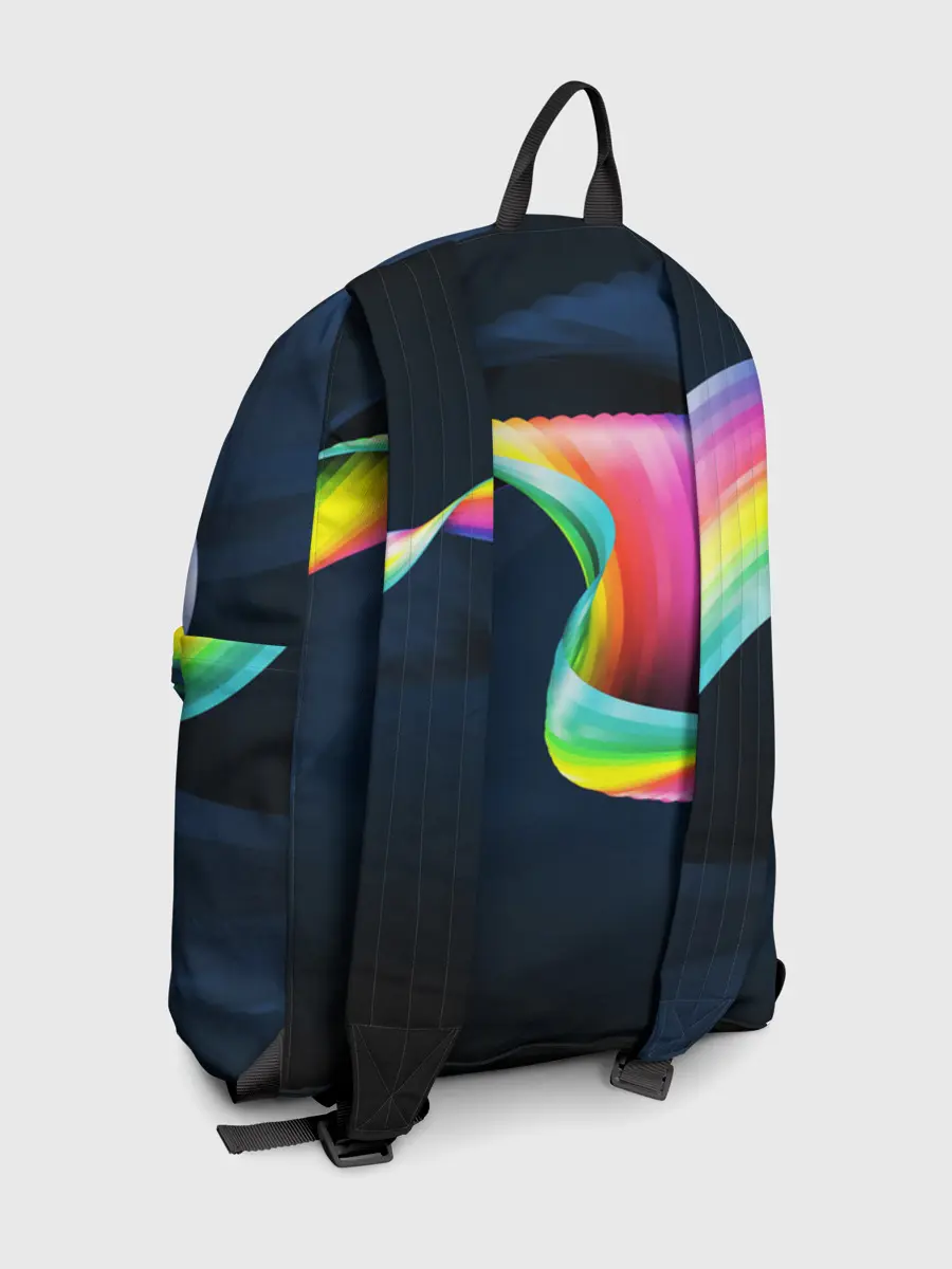 Рюкзак джинсовый / OPTICAL ABSTRACT