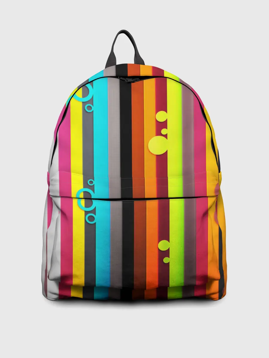Рюкзак джинсовый / РАДУЖНАЯ ГЕОМЕТРИЯ