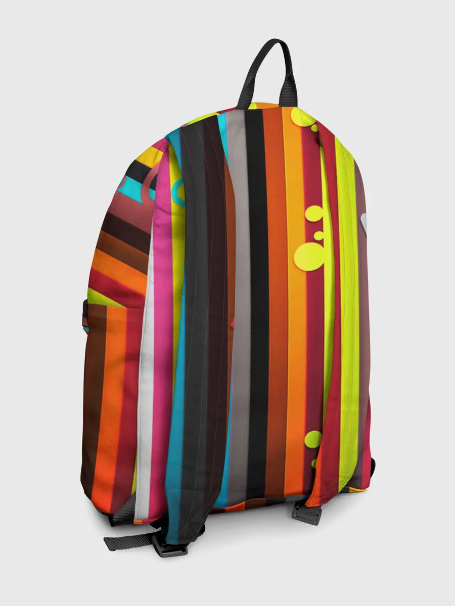 Рюкзак джинсовый / РАДУЖНАЯ ГЕОМЕТРИЯ