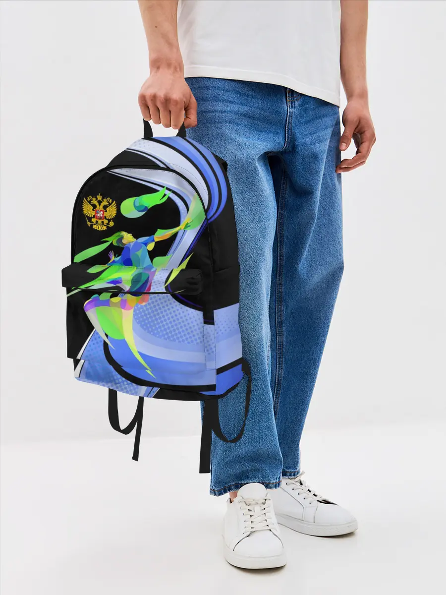 Рюкзак джинсовый / Волейбол | Россия