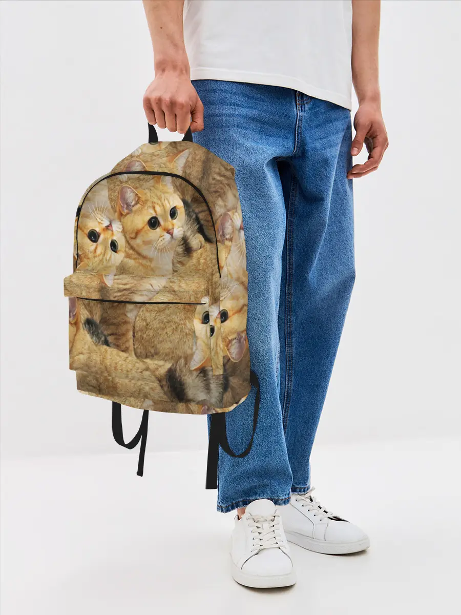 Рюкзак джинсовый / КОТЯТУШКИ