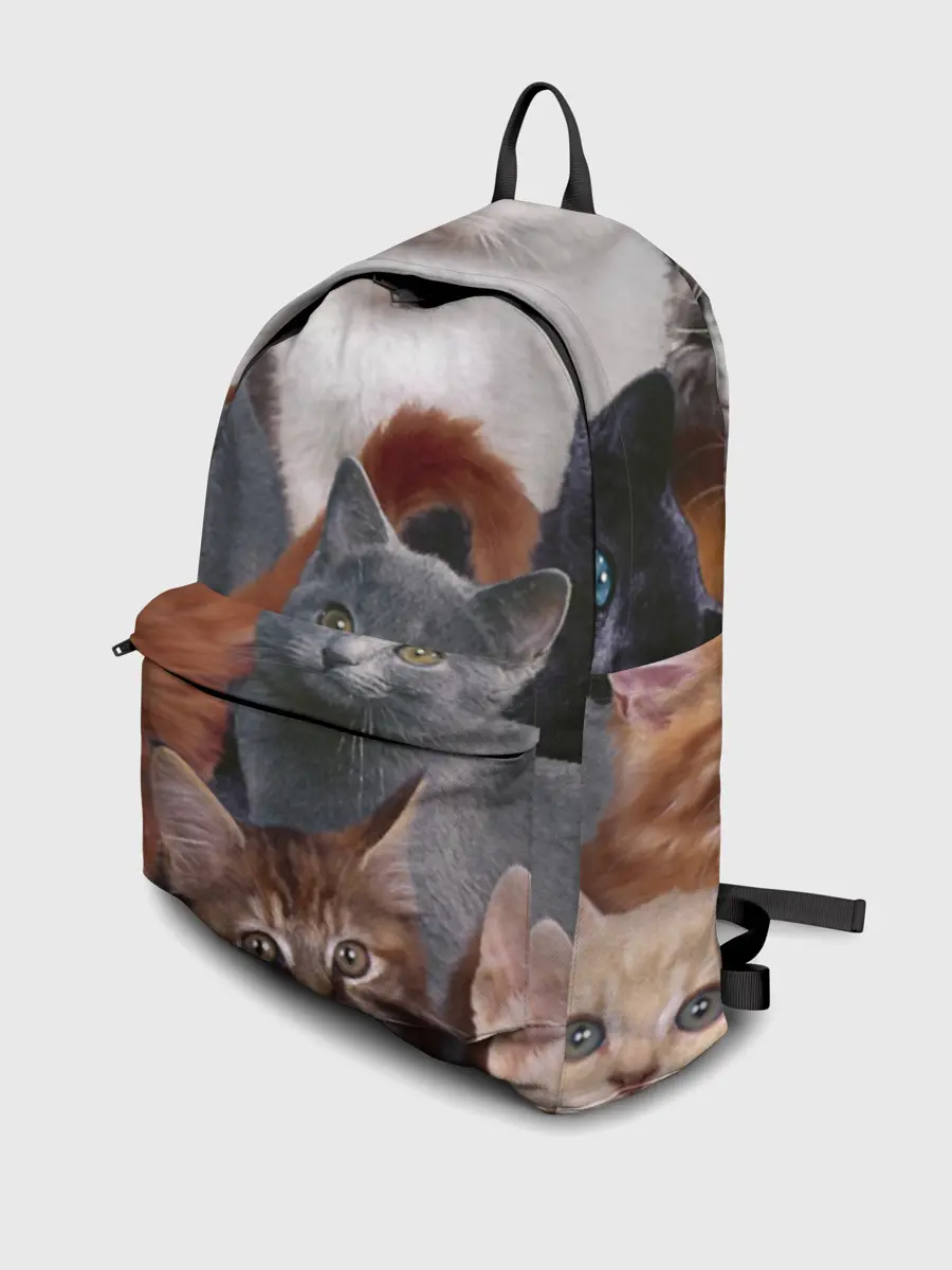 Рюкзак джинсовый / КОТЯТКИ