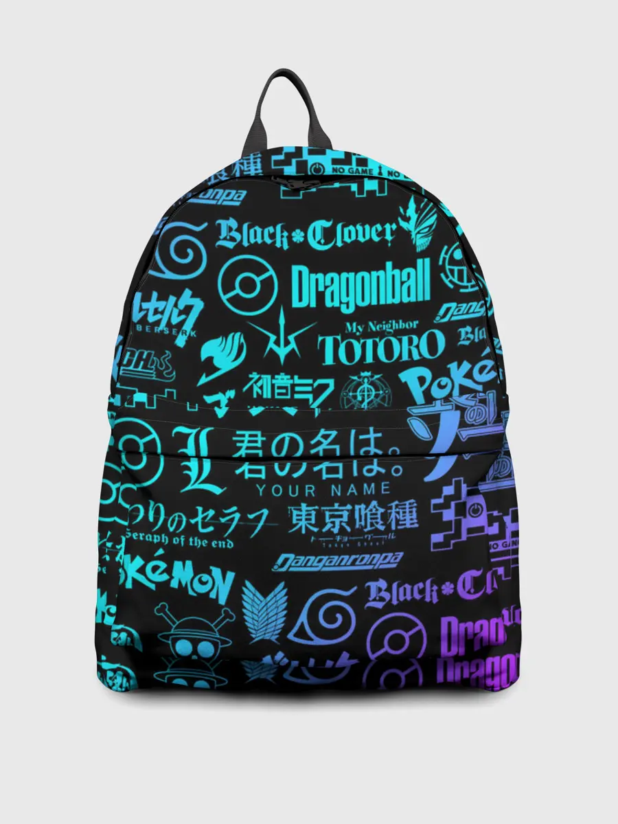 Рюкзак джинсовый / ЛОГОТИПЫ АНИМЕ | ANIME LOGO