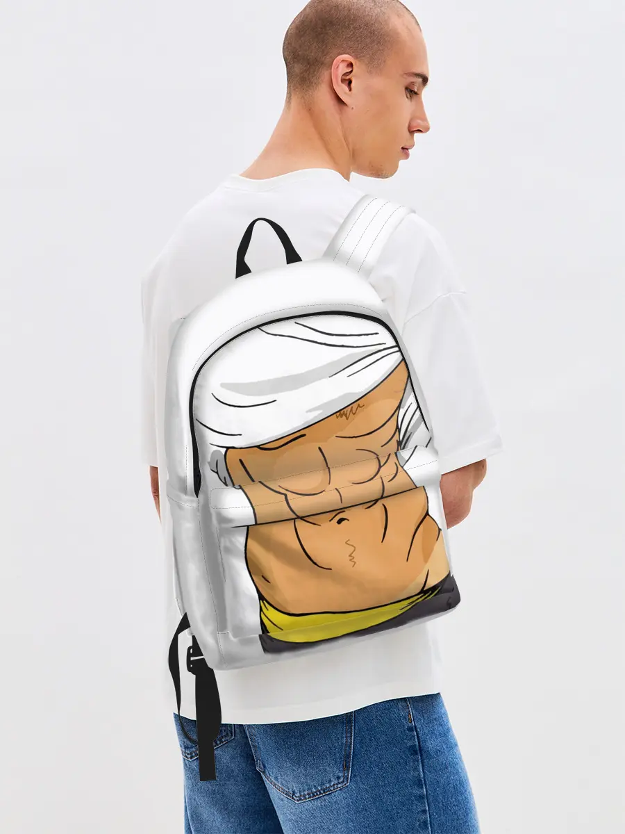 Рюкзак джинсовый / Мужской торс