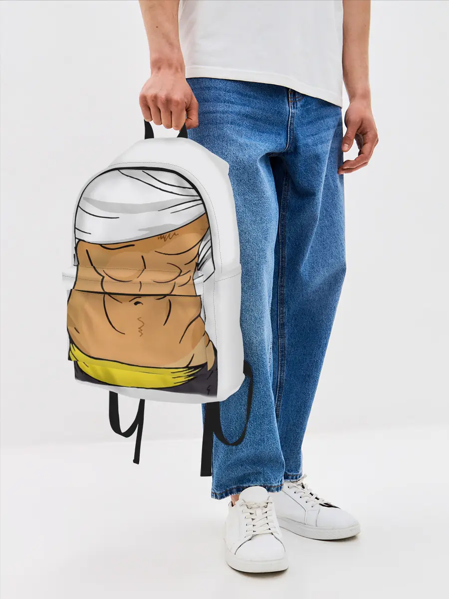 Рюкзак джинсовый / Мужской торс