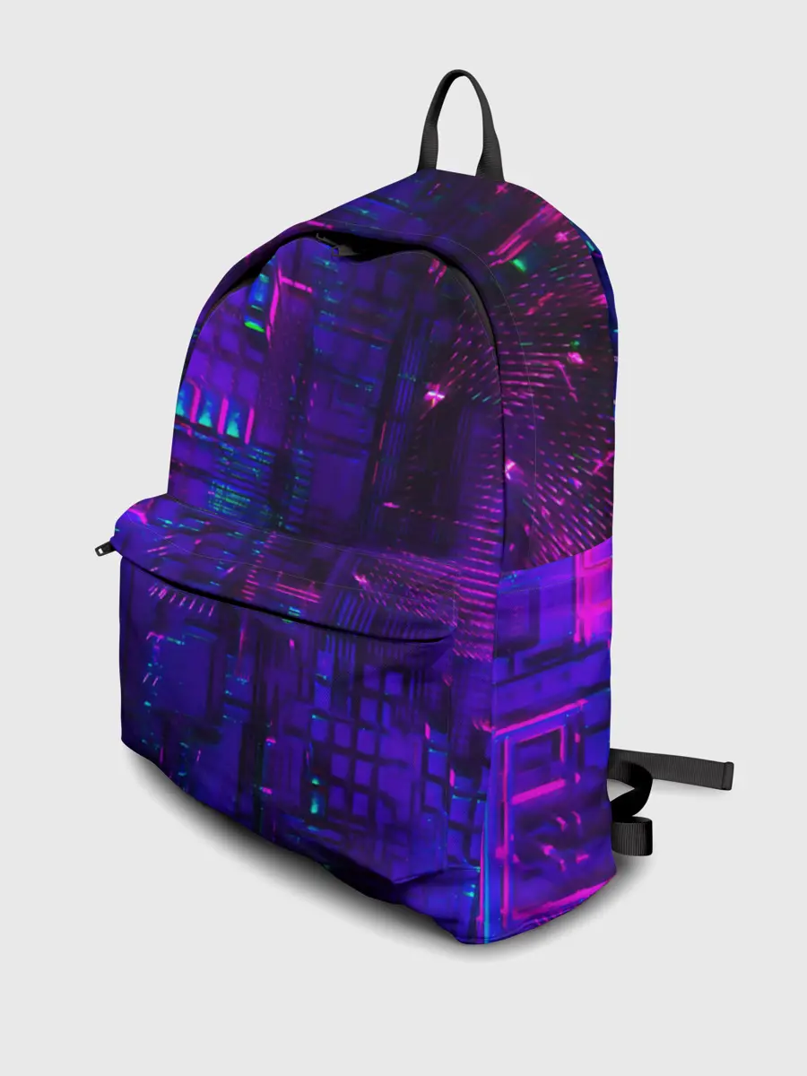 Рюкзак джинсовый / NEON CUBES