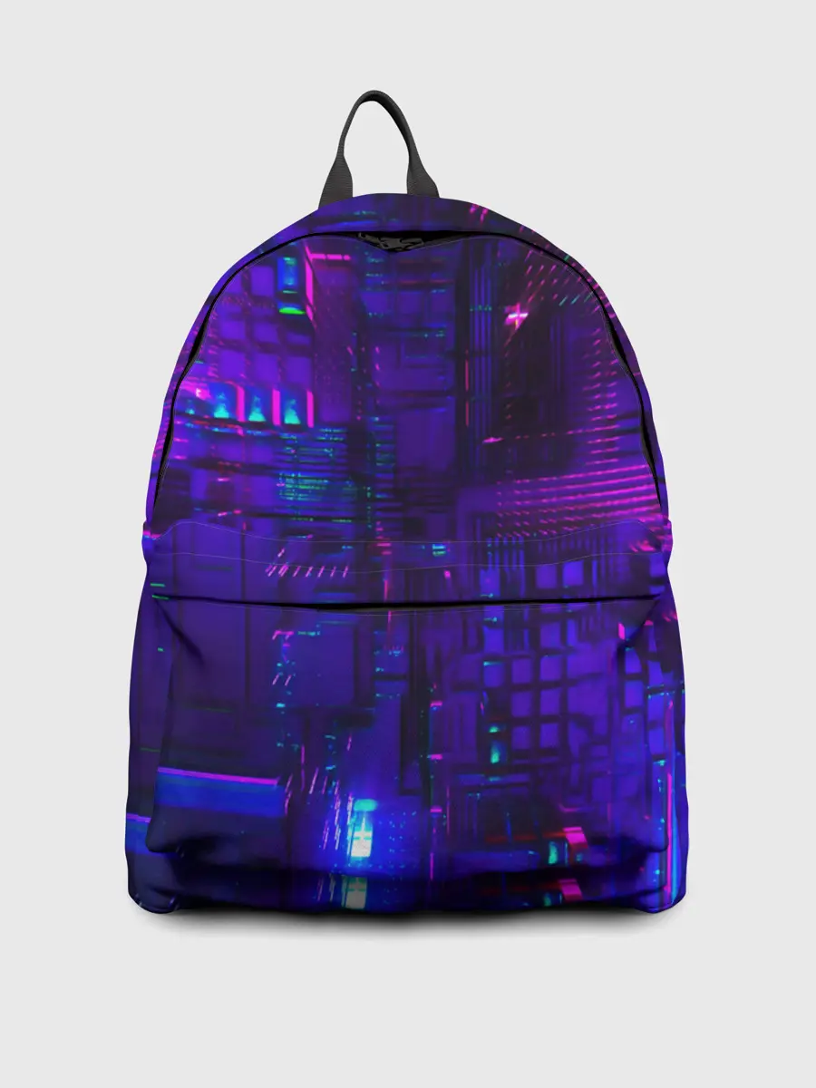 Рюкзак джинсовый / NEON CUBES