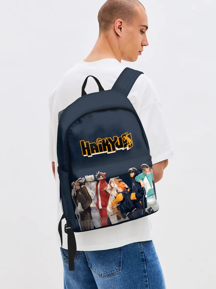 Рюкзак джинсовый / Haikyuu