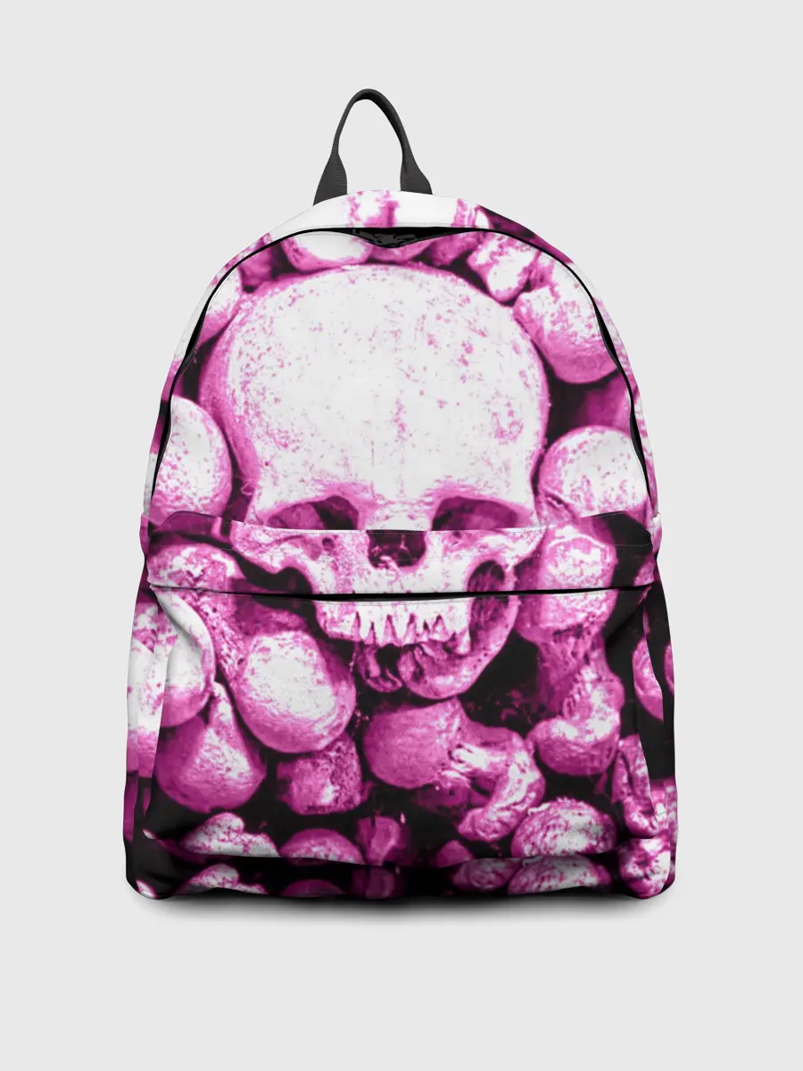 Рюкзак джинсовый / череп