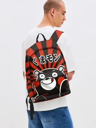 Рюкзак джинсовый / Kumamon довольный