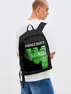Рюкзак джинсовый / MINECRAFT CREEPER