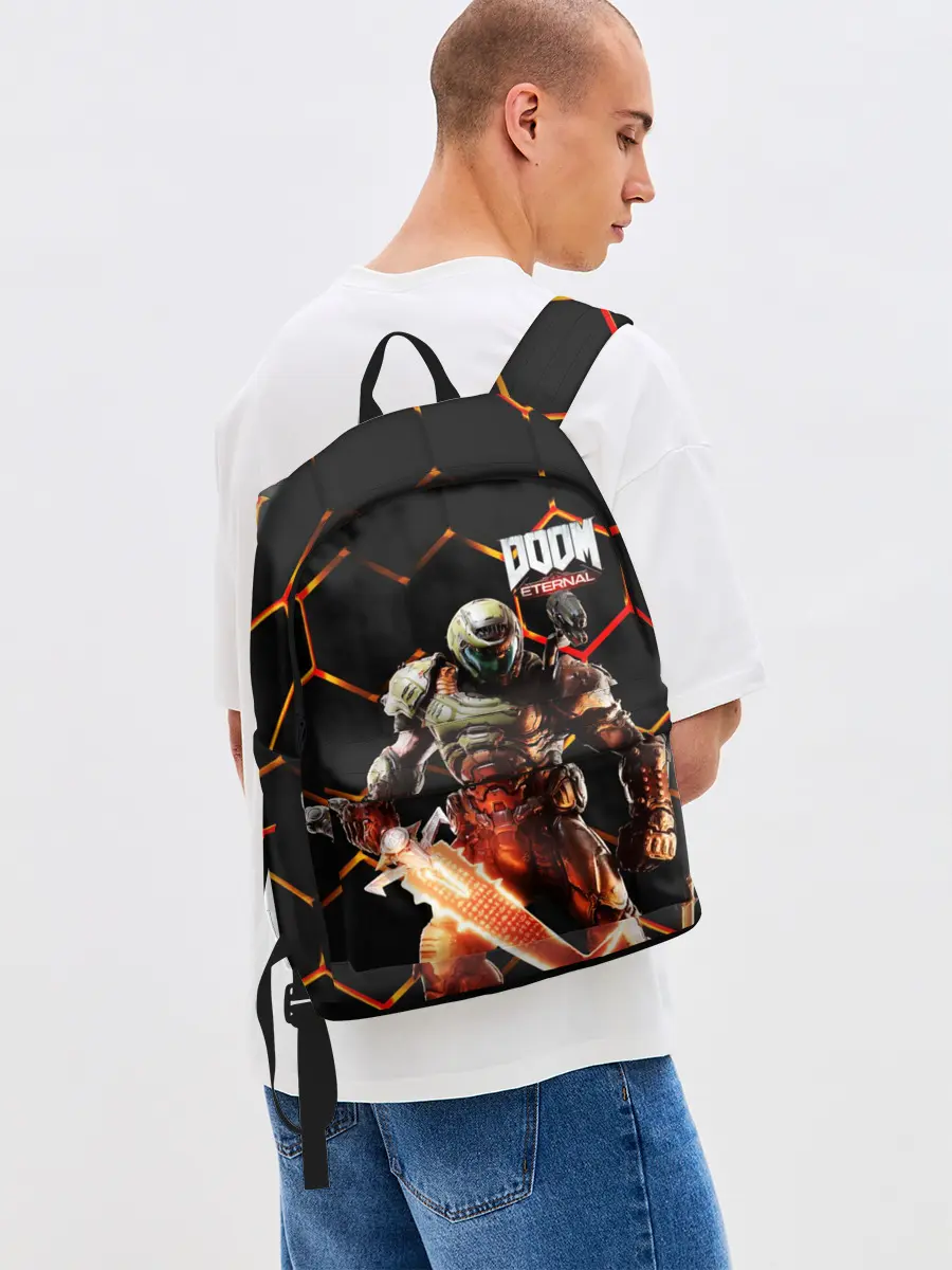 Рюкзак джинсовый / DOOM | Броня