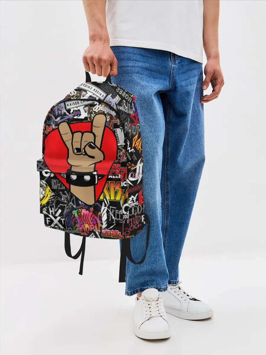 Рюкзак джинсовый / Rock | Логотипы
