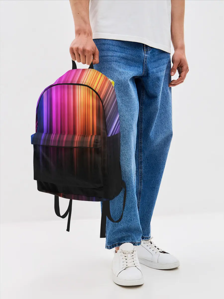 Рюкзак джинсовый / НЕОНОВЫЙ ЦВЕТ