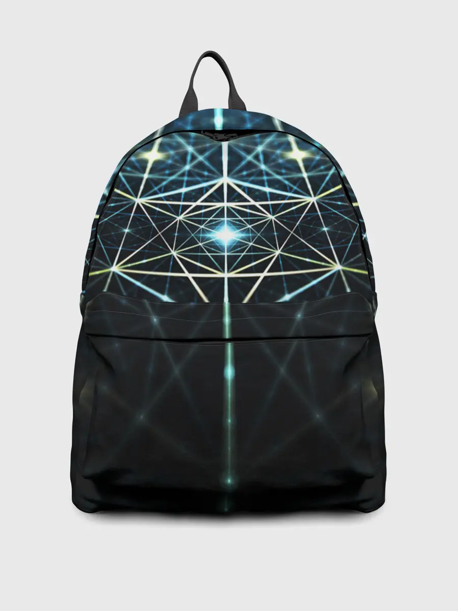 Рюкзак джинсовый / CYBERWORLD ABSTRACT