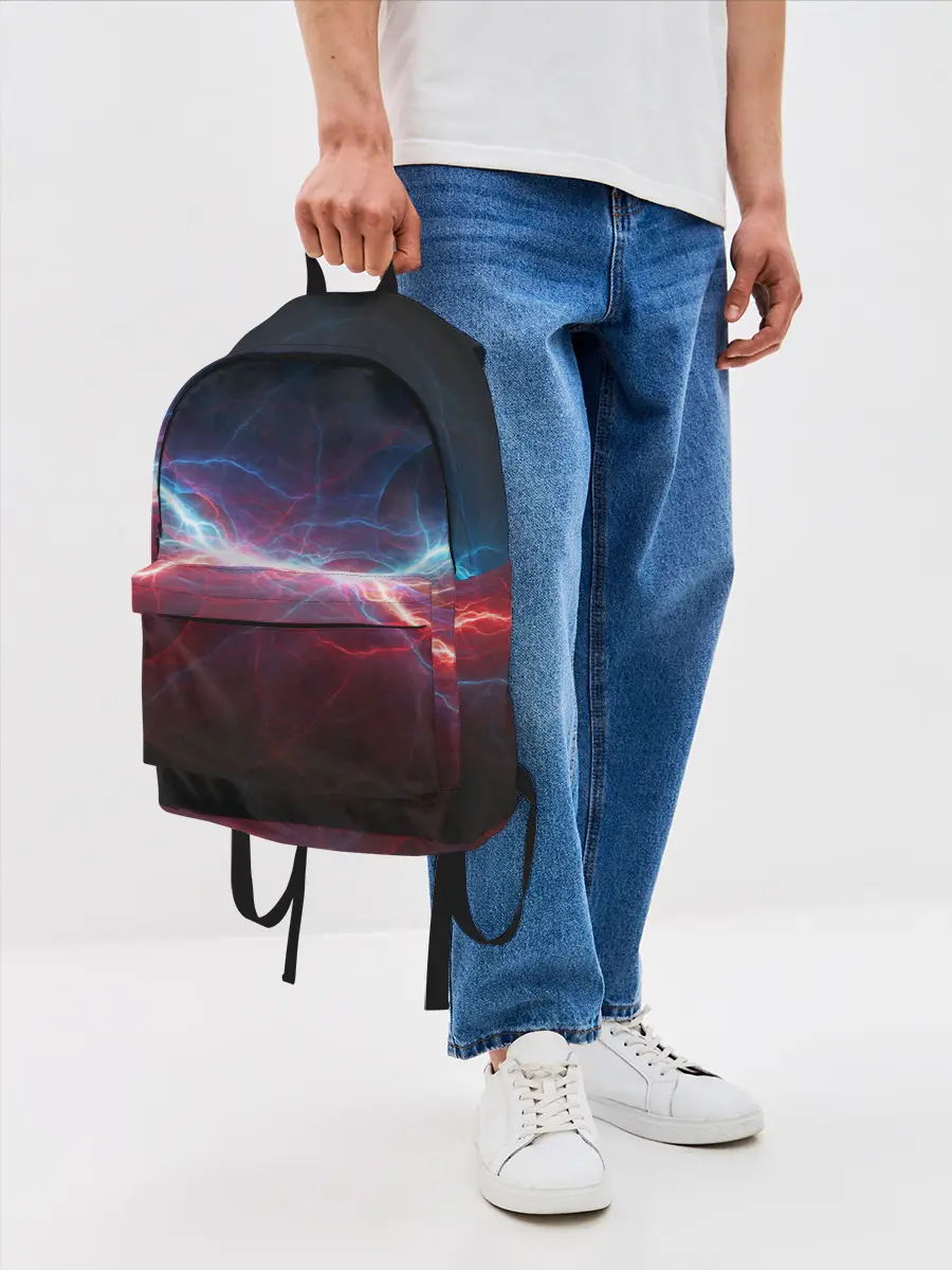 Рюкзак джинсовый / СТОЛКНОВЕНИЕ МОЛНИЙ