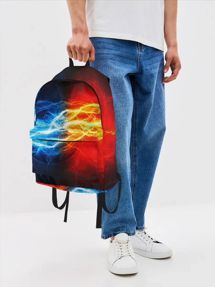 Рюкзак джинсовый / БИТВА МОЛНИЙ