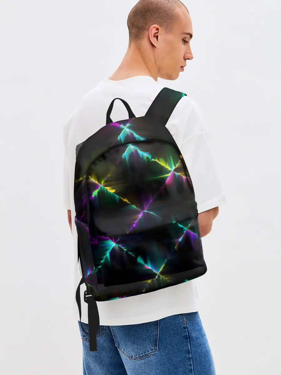 Рюкзак джинсовый / НЕОНОВАЯ ТЕКСТУРА