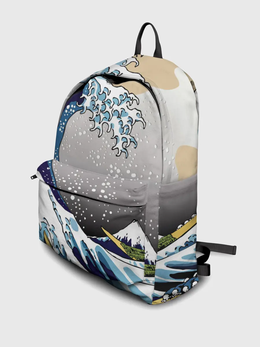Рюкзак джинсовый / The great wave off kanagawa