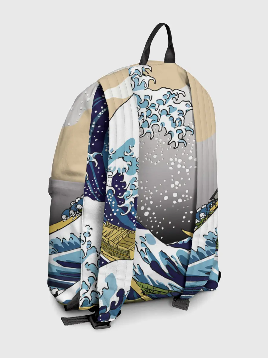 Рюкзак джинсовый / The great wave off kanagawa