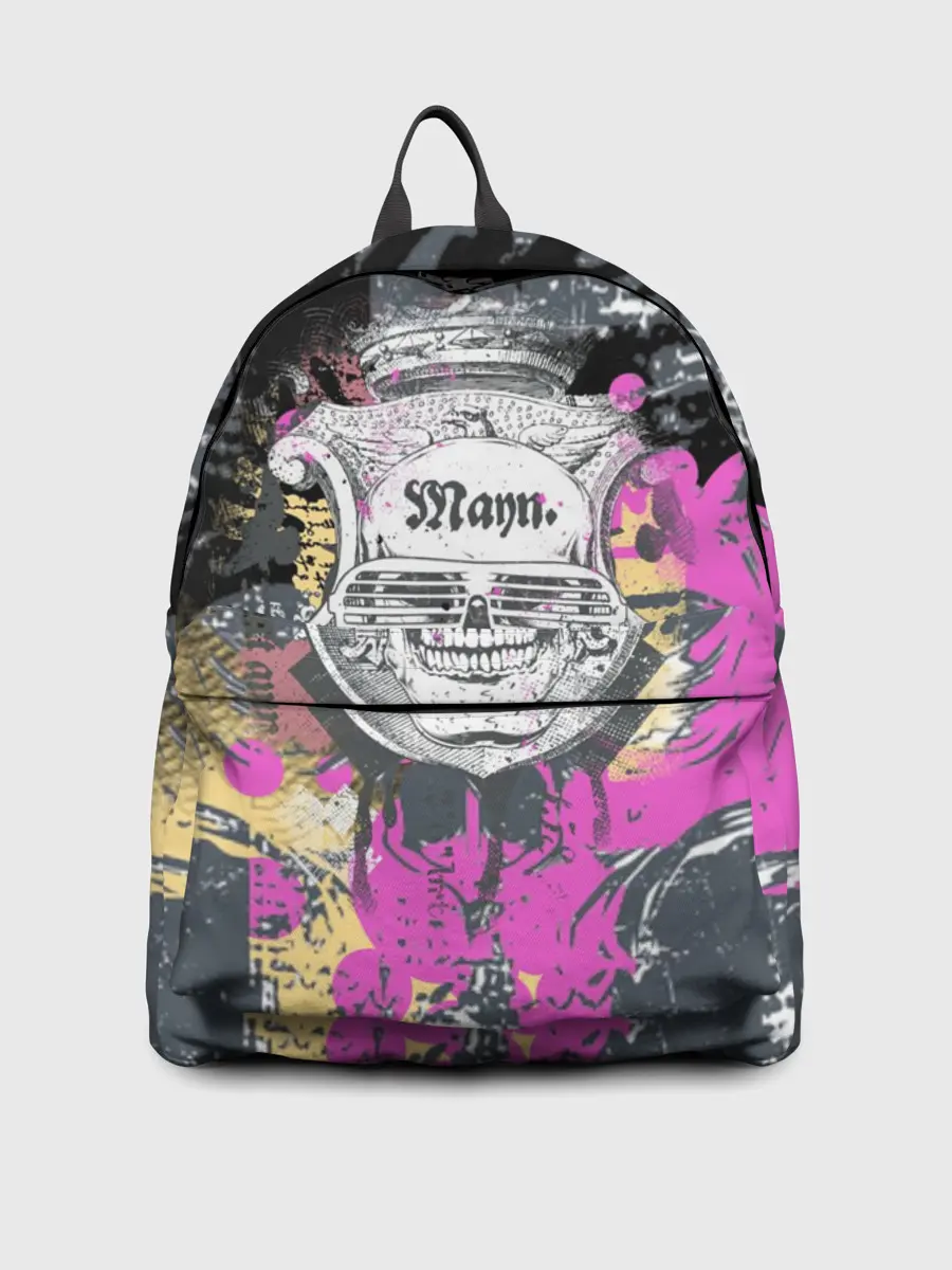 Рюкзак джинсовый / Череп.