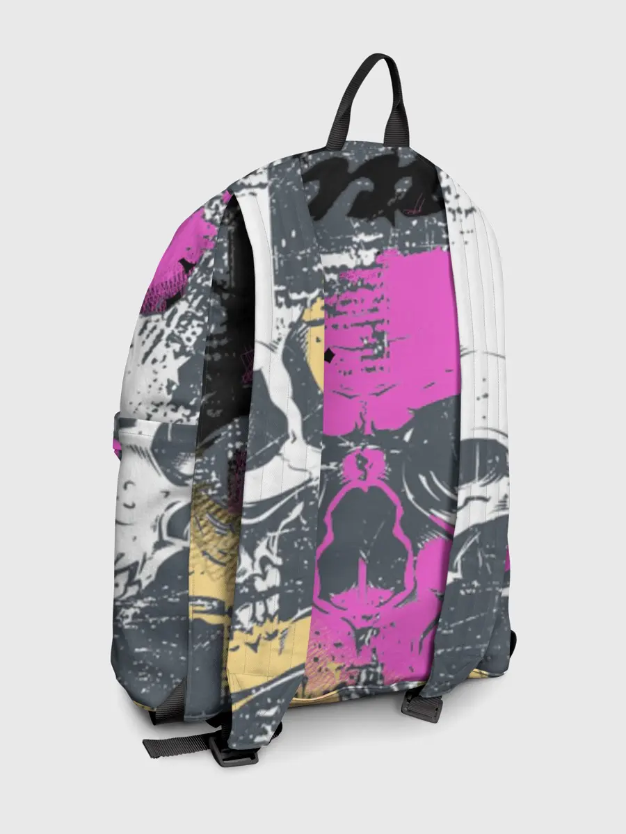 Рюкзак джинсовый / Череп.