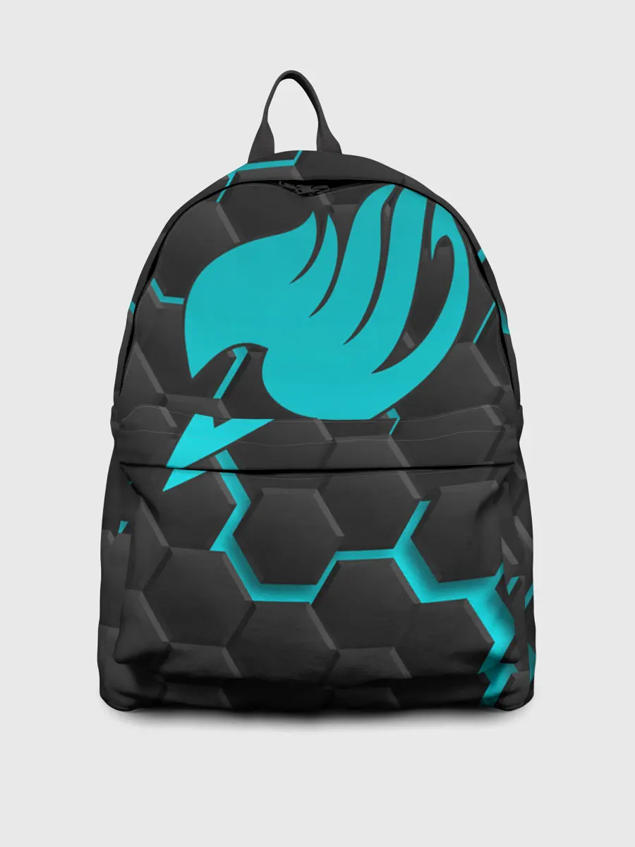 Рюкзак джинсовый / Хвост Феи голубые соты