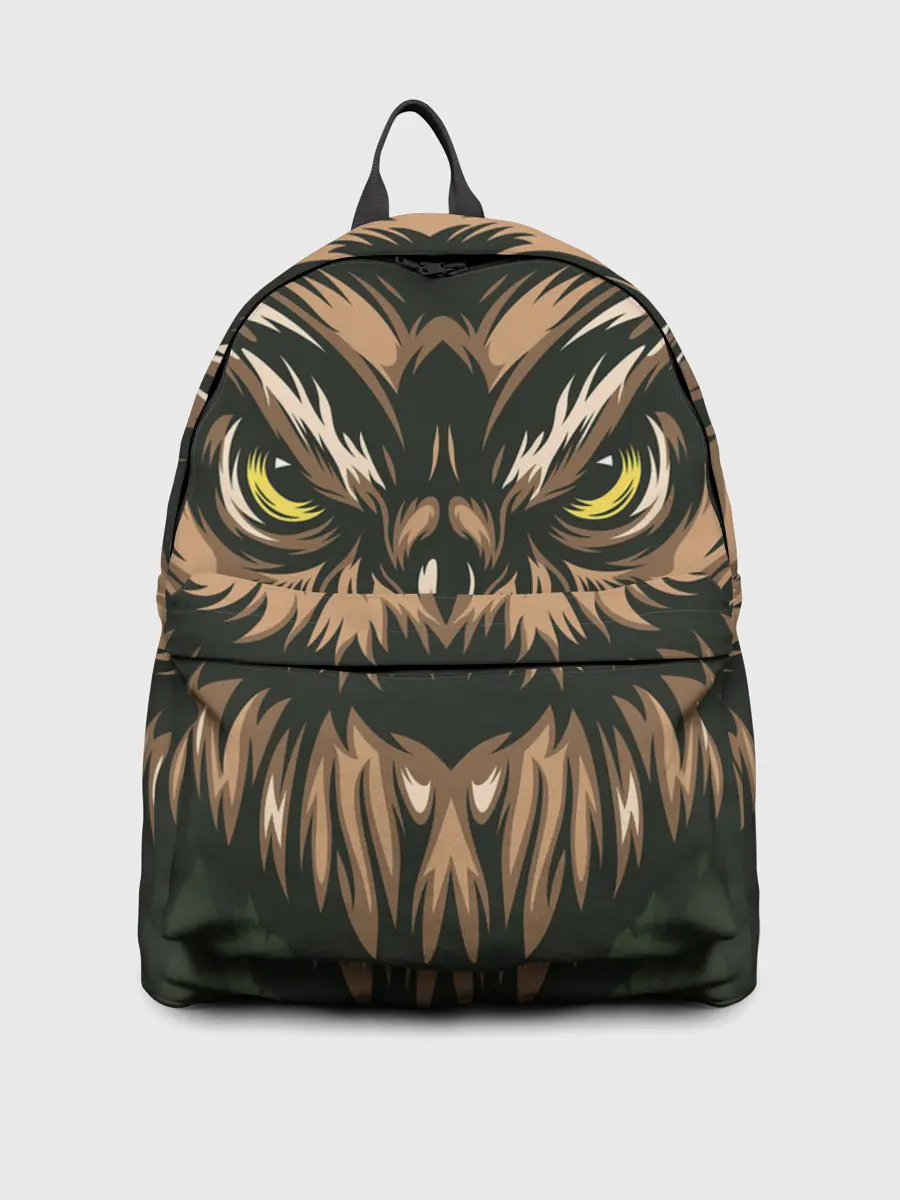 Рюкзак джинсовый / Хищная сова