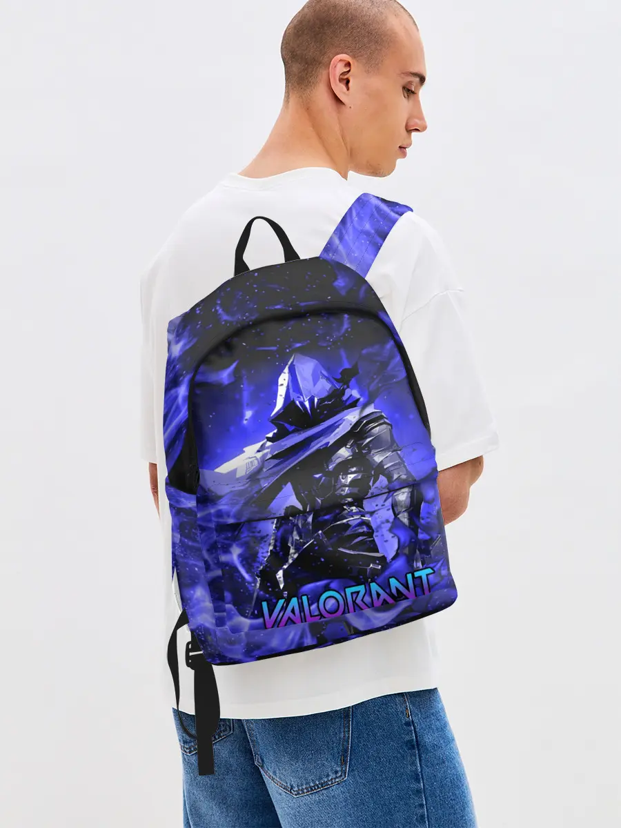 Рюкзак джинсовый / VALORANT OMEN