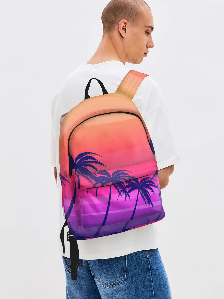 Рюкзак джинсовый / Очеровательный закат