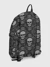 Рюкзак джинсовый / Орнамент Черепа