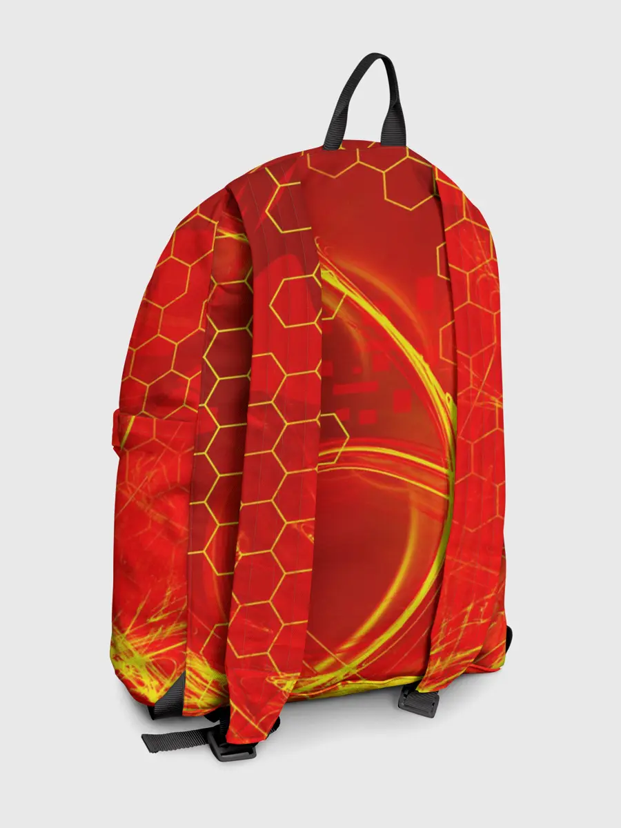 Рюкзак джинсовый / Неоновый Огонь