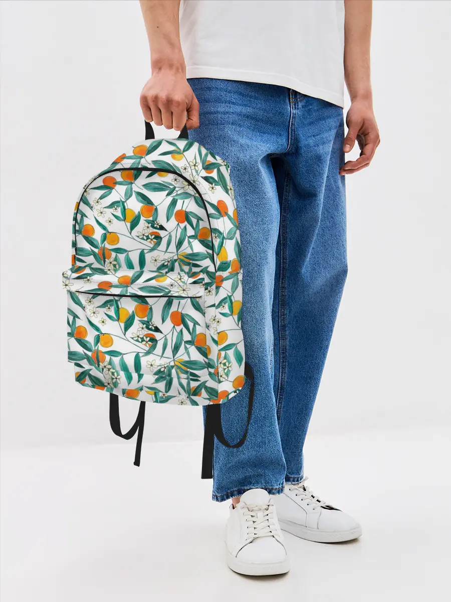 Рюкзак джинсовый / Оранжевое лето