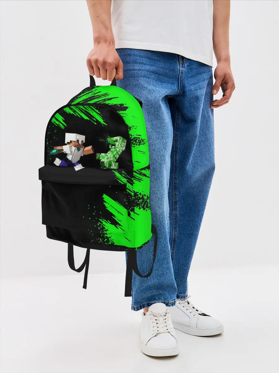 Рюкзак джинсовый / MINECRAFT