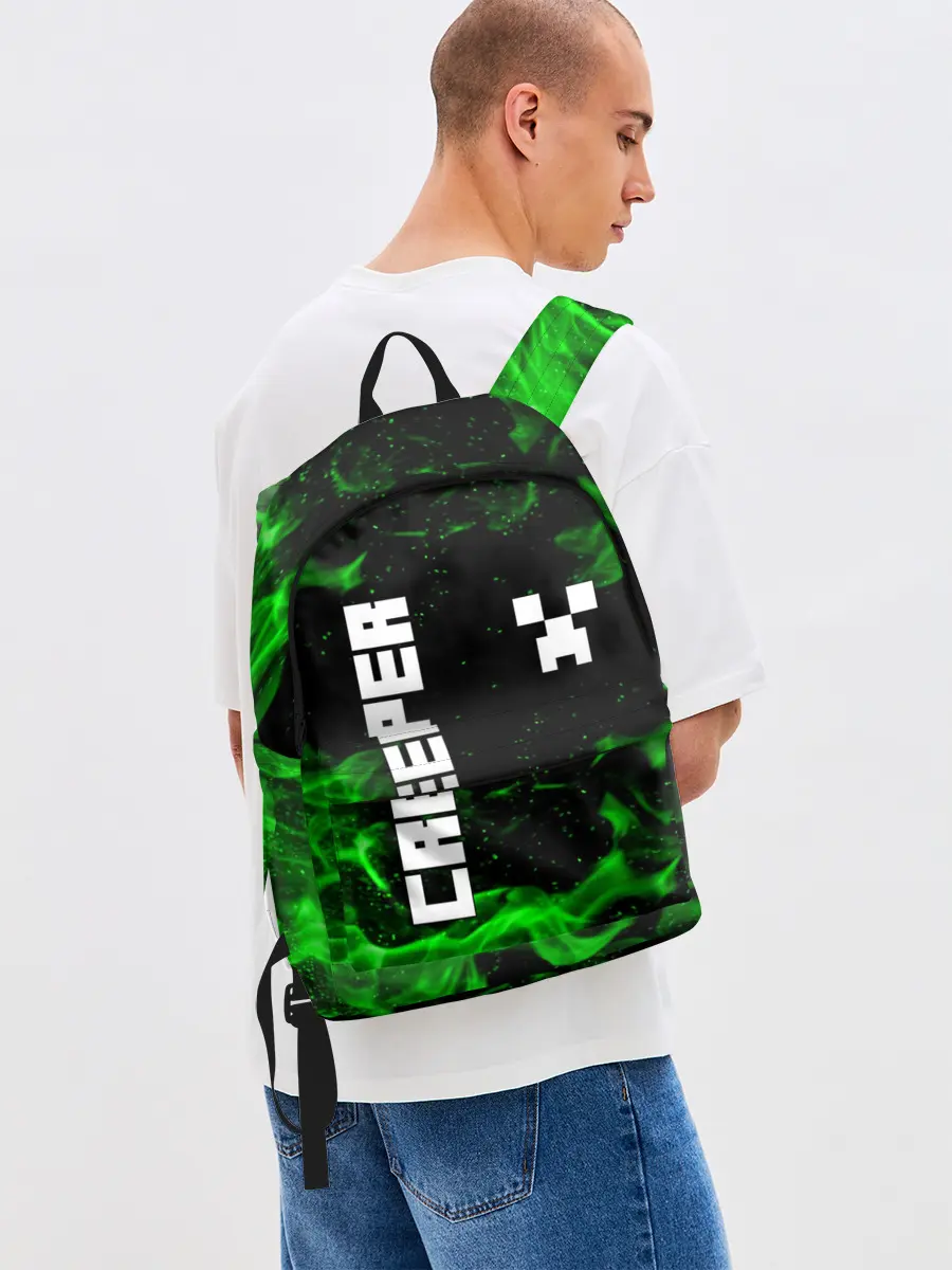 Рюкзак джинсовый / MINECRAFT CREEPER