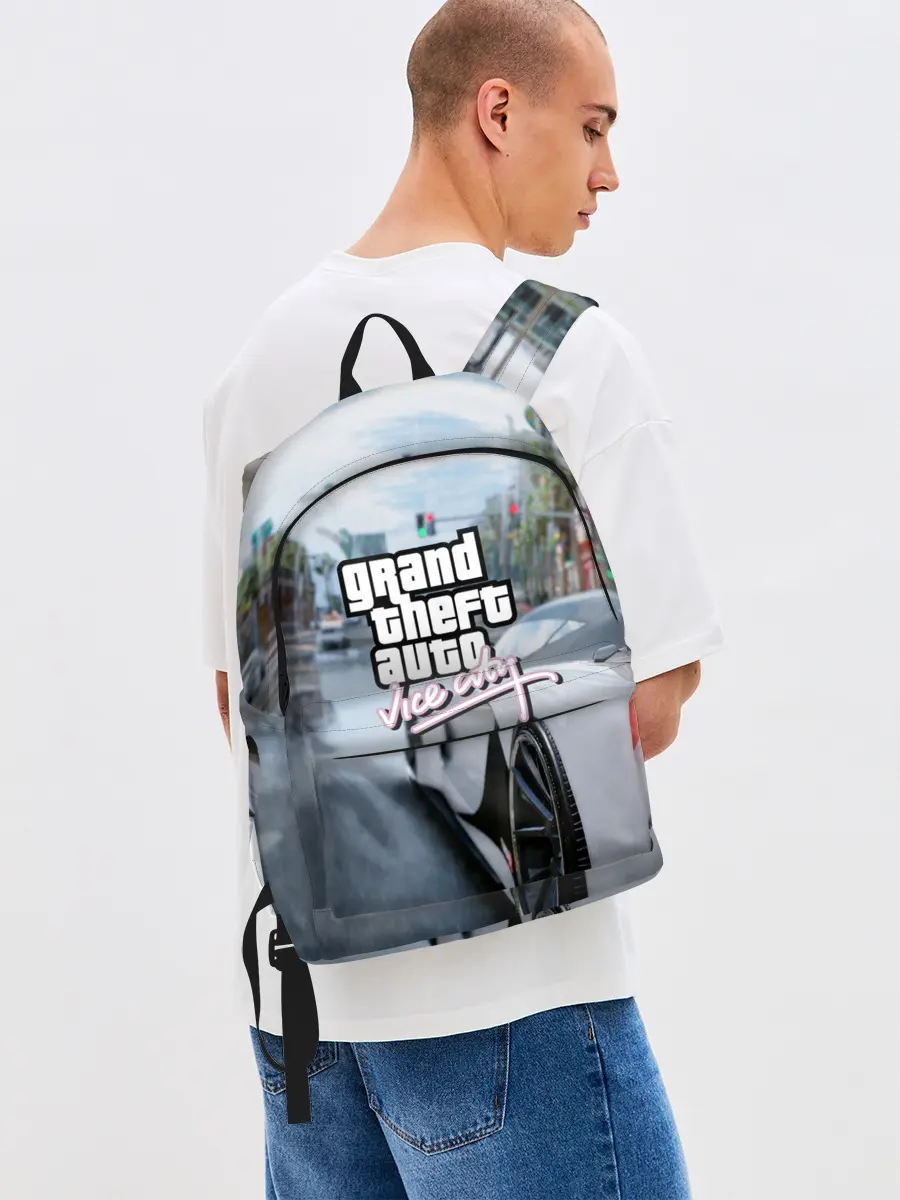 Рюкзак джинсовый / Vice city