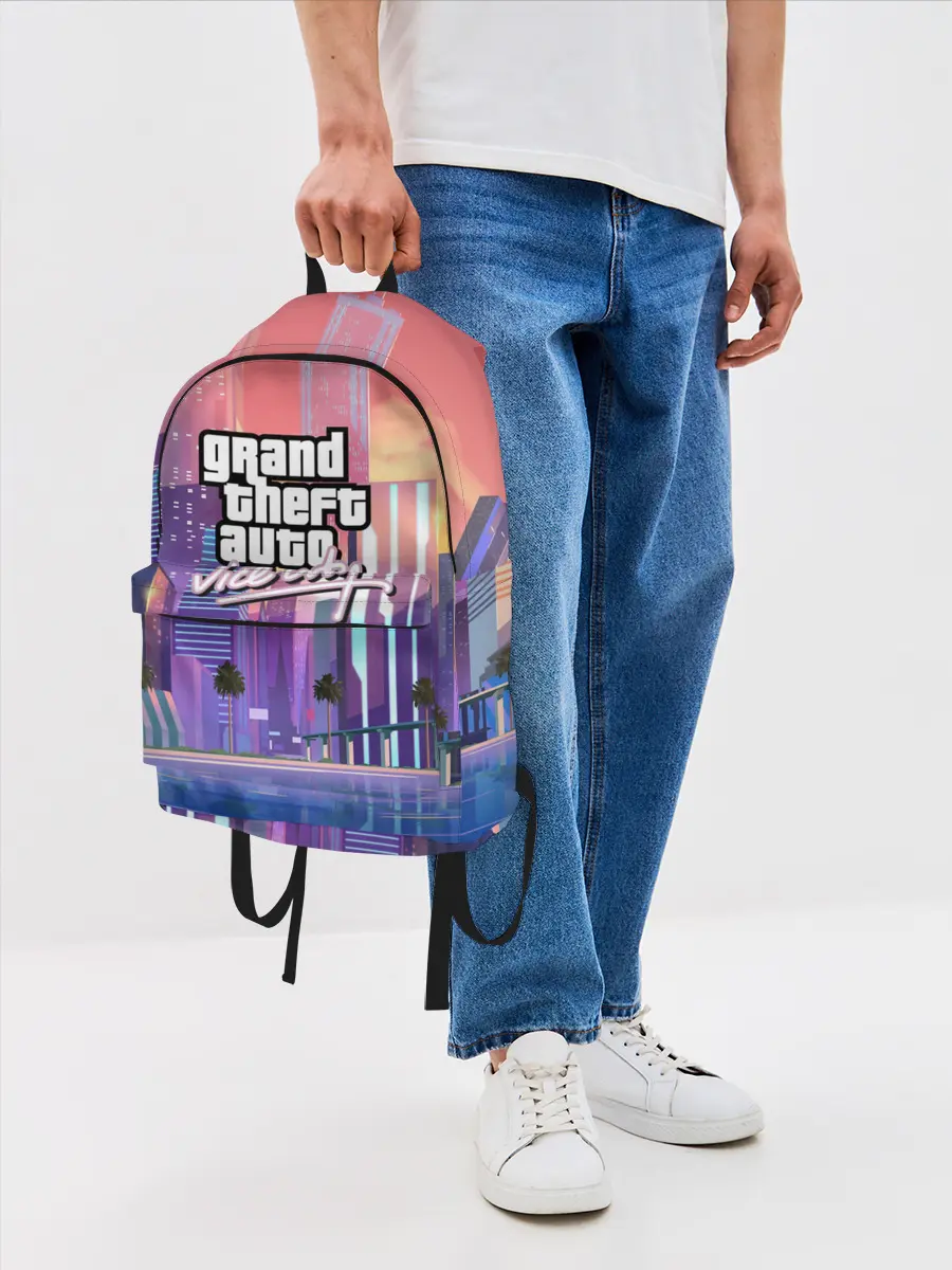 Рюкзак джинсовый / Vice city