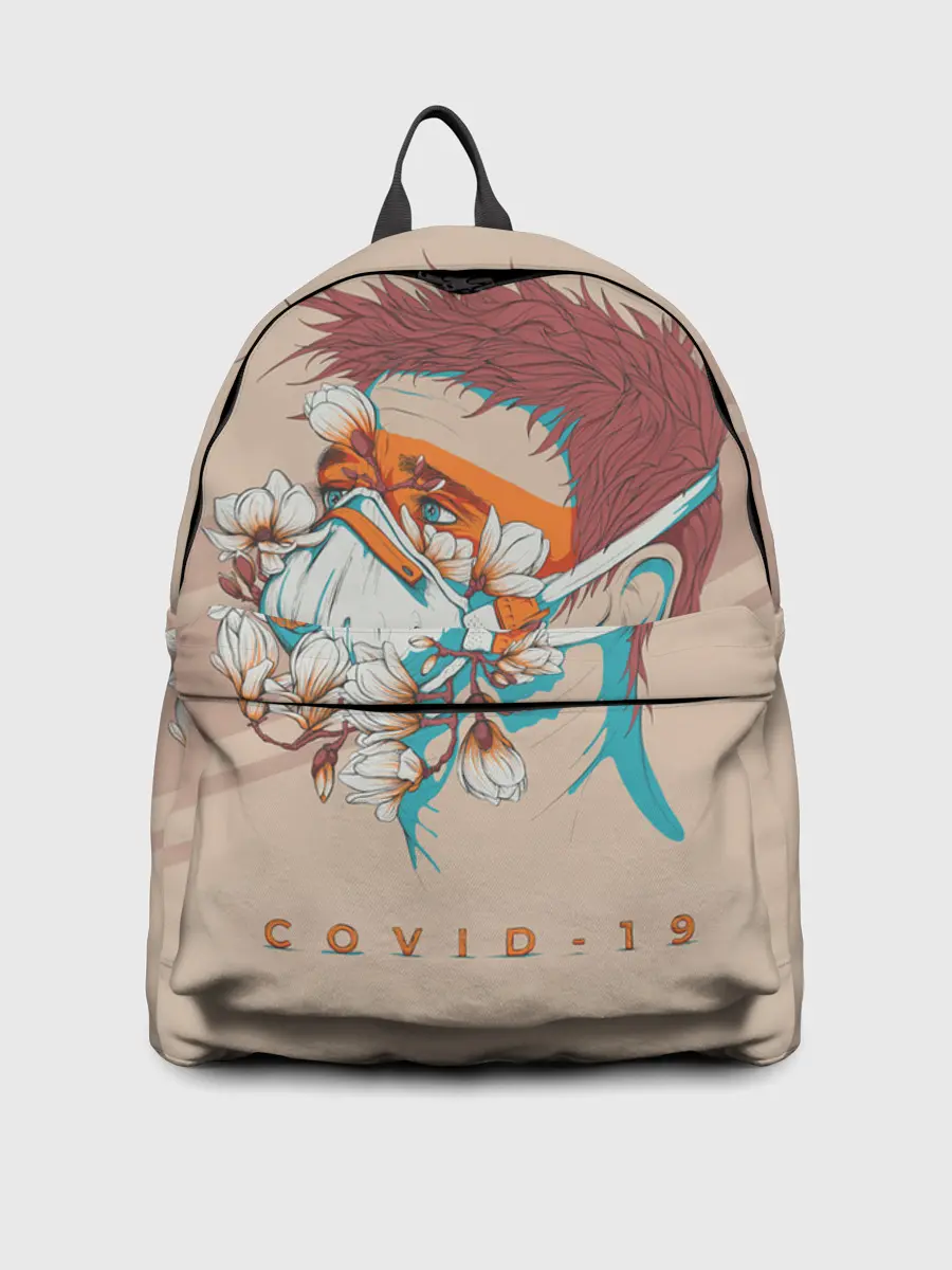 Рюкзак джинсовый / Коронавирус