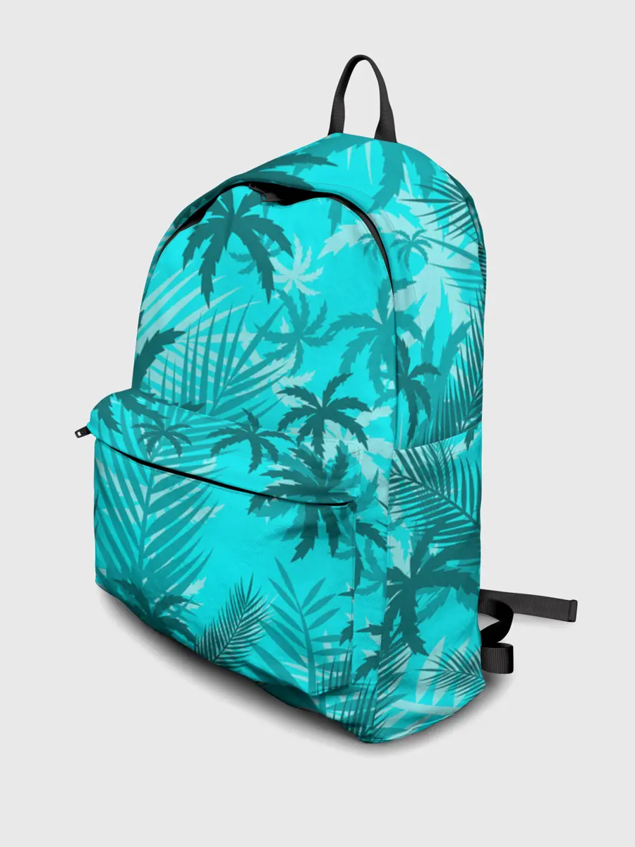 Рюкзак джинсовый / НЕОНОВЫЕ ПАЛЬМЫ