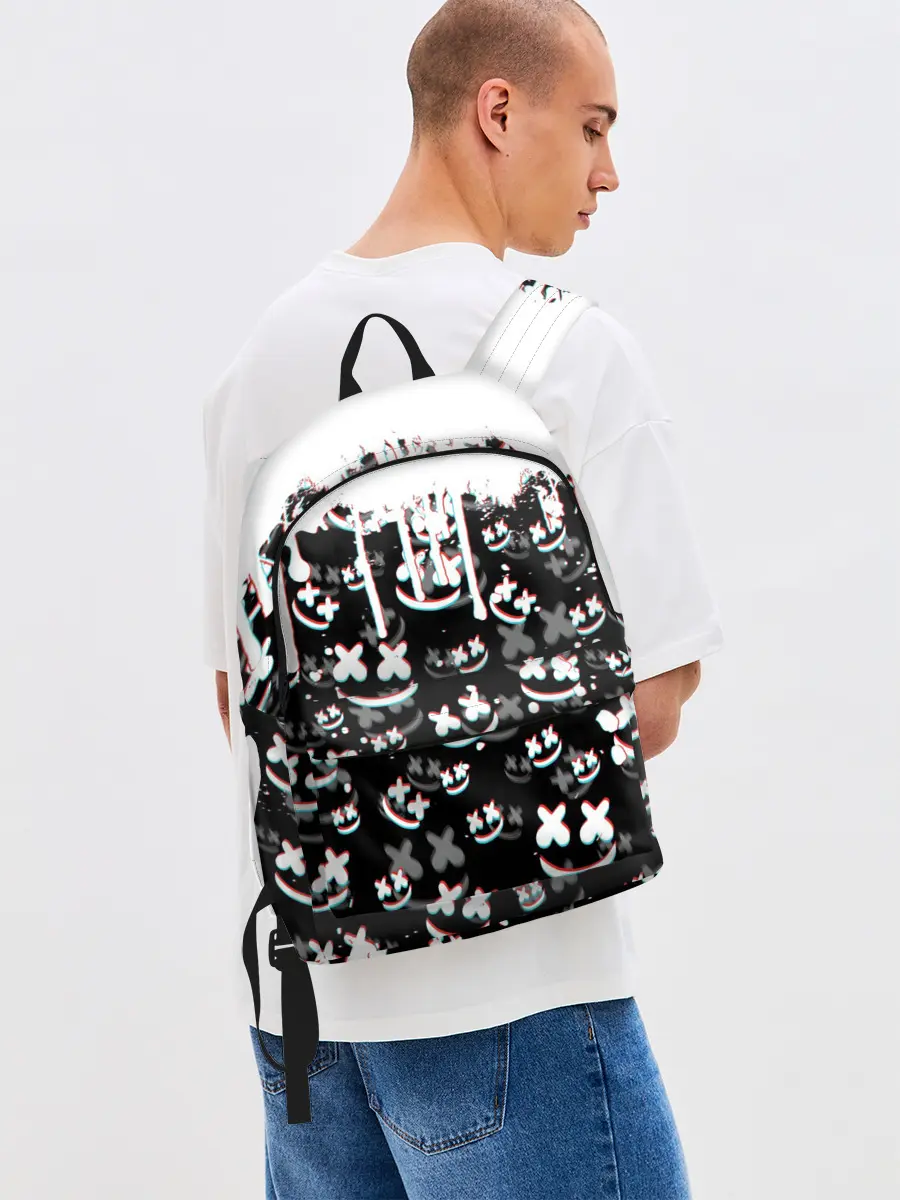 Рюкзак джинсовый / MARSHMELLO GLITCH