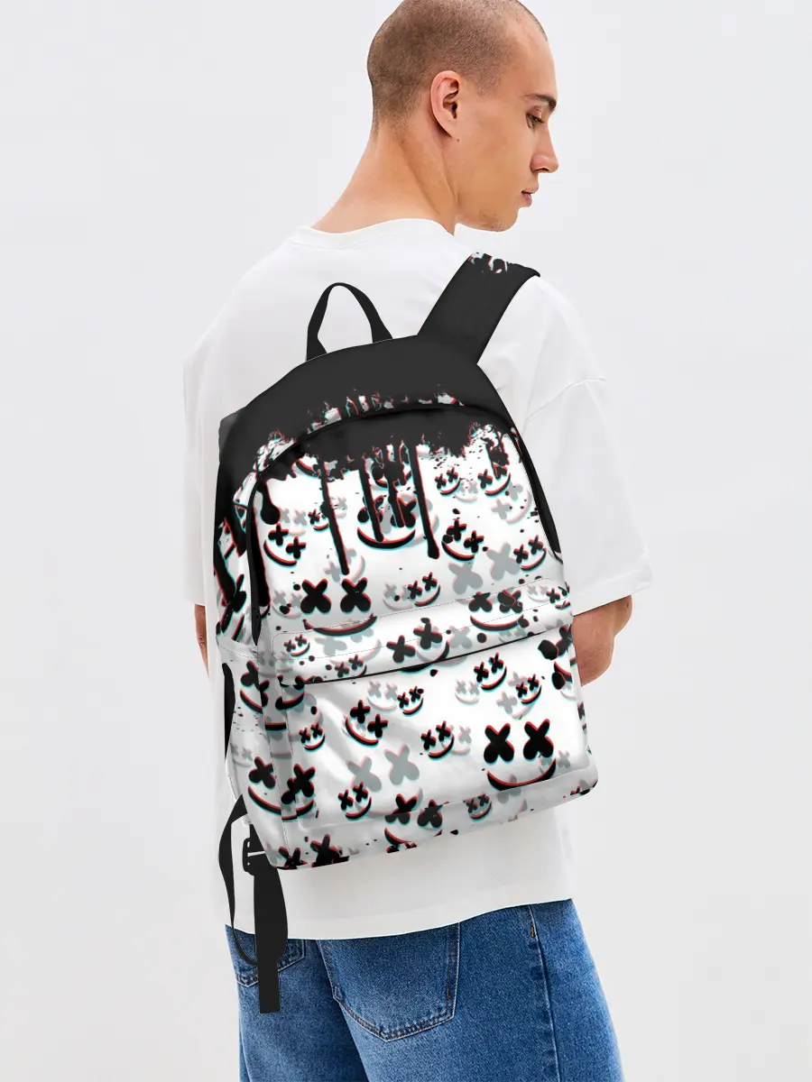 Рюкзак джинсовый / MARSHMELLO GLITCH