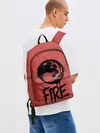 Рюкзак джинсовый / Emblems Fire