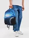 Рюкзак джинсовый / Космос